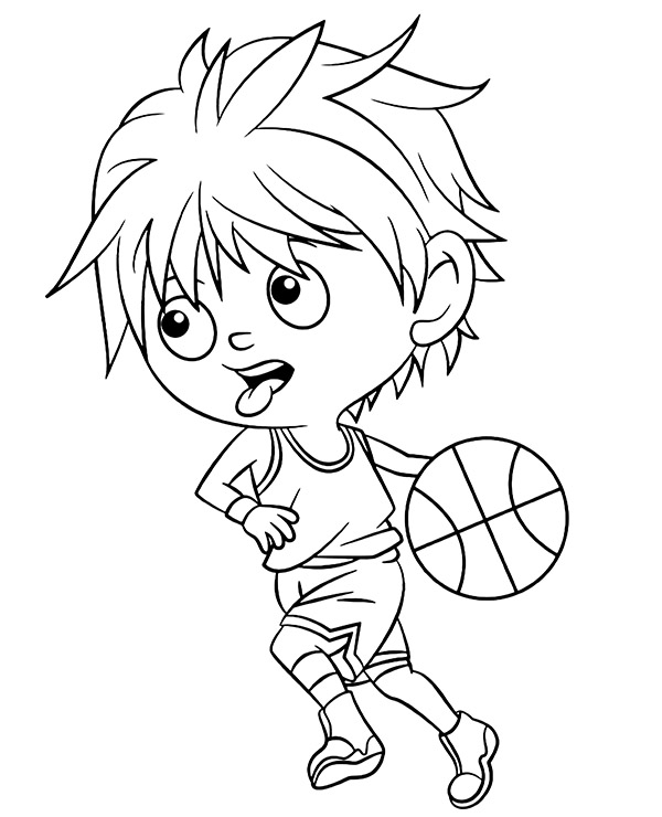 Dibujos para colorear e imprimir Baloncesto