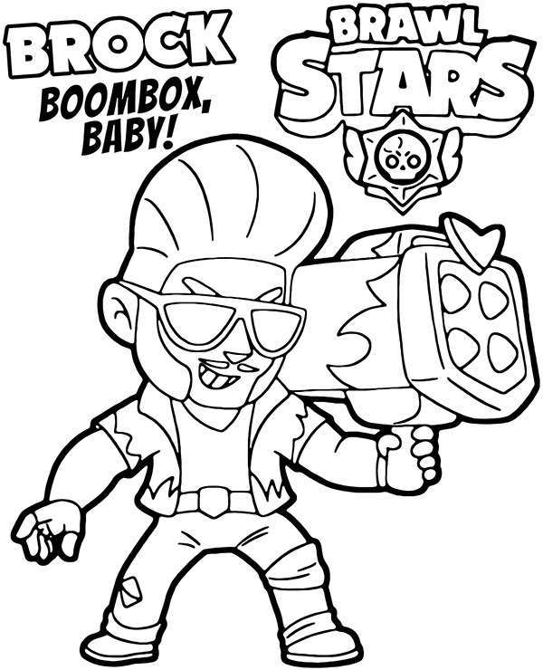 Dibujos para colorear e imprimir Brawl Stars