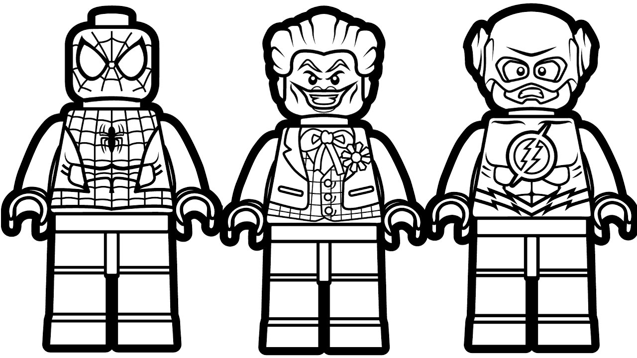 Dibujos de lego para colorear e imprimir sales