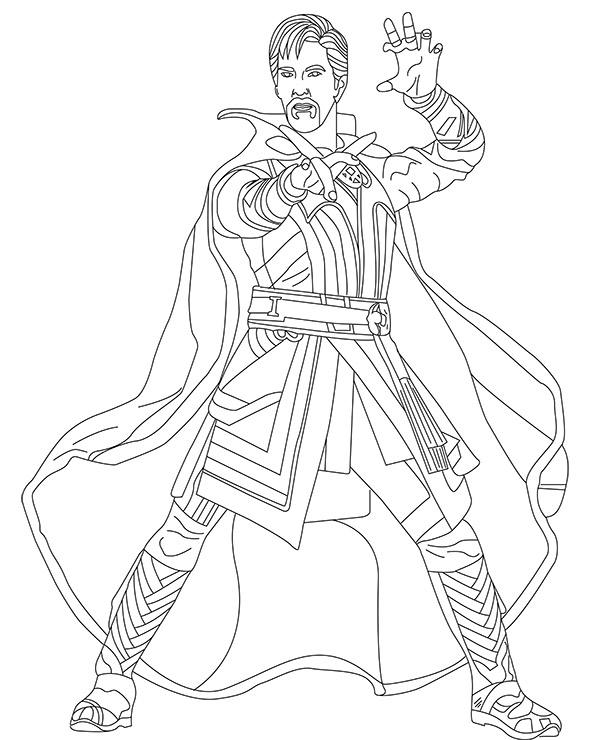 Dibujos para colorear e imprimir Los Vengadores