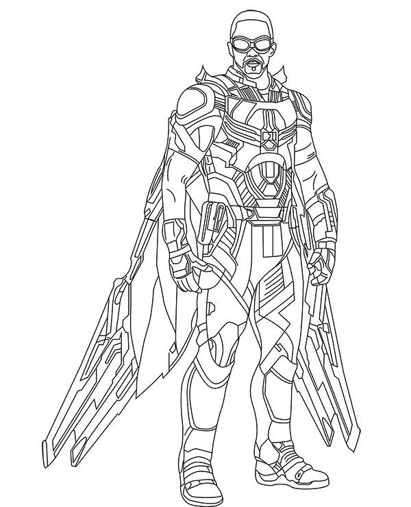 Dibujos para colorear e imprimir Los Vengadores