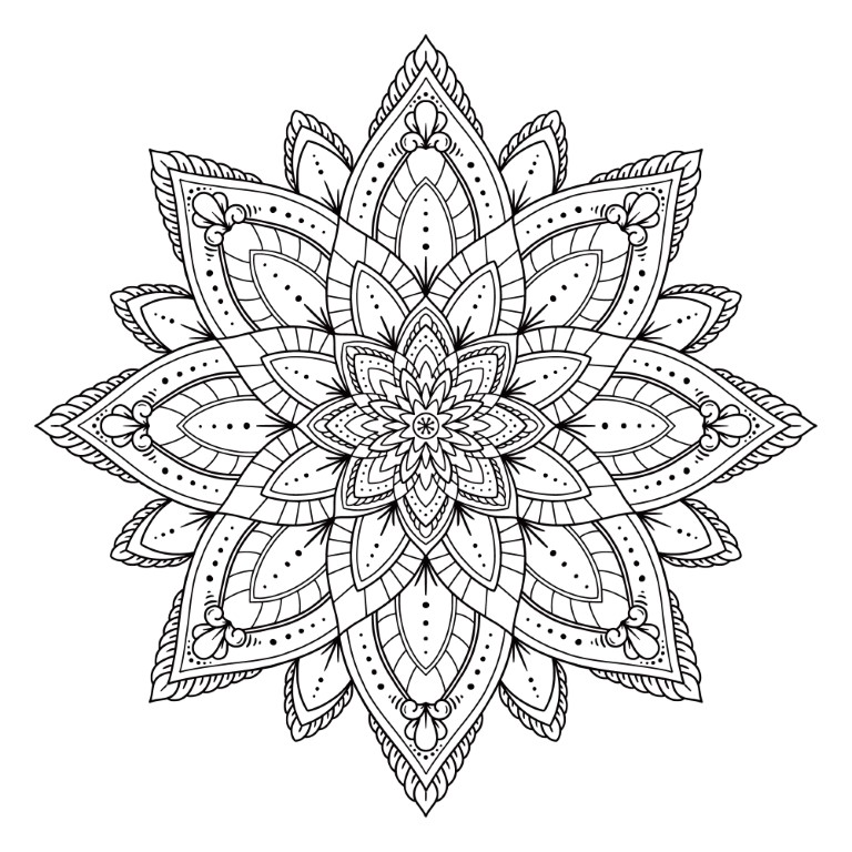 Dibujos para colorear e imprimir Mandalas