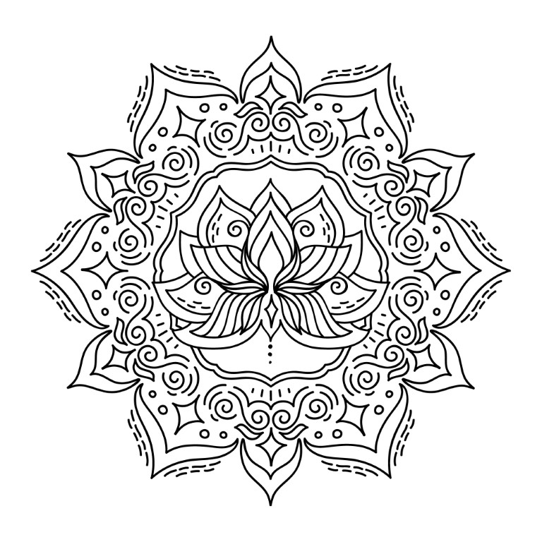 Dibujos para colorear e imprimir Mandalas