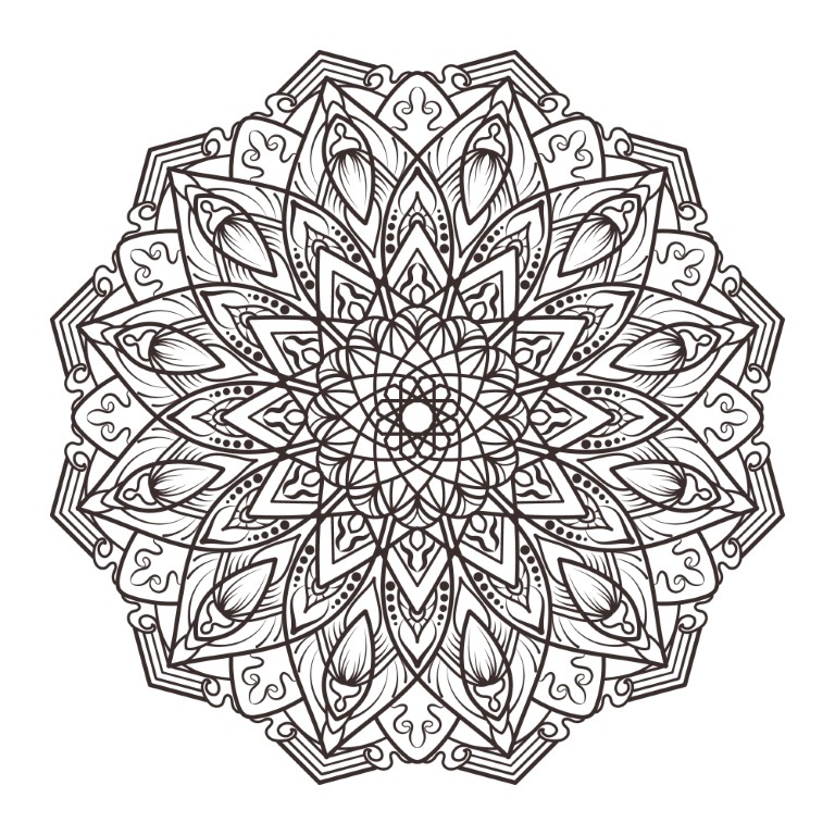 Dibujos para colorear e imprimir Mandalas