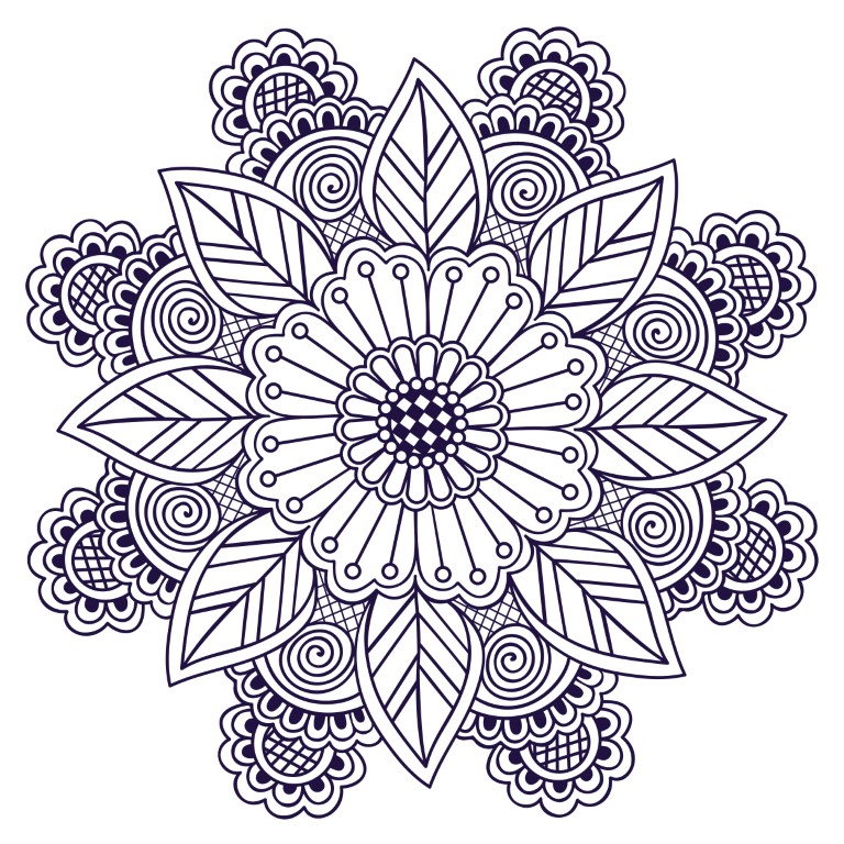 Dibujos para colorear e imprimir Mandalas