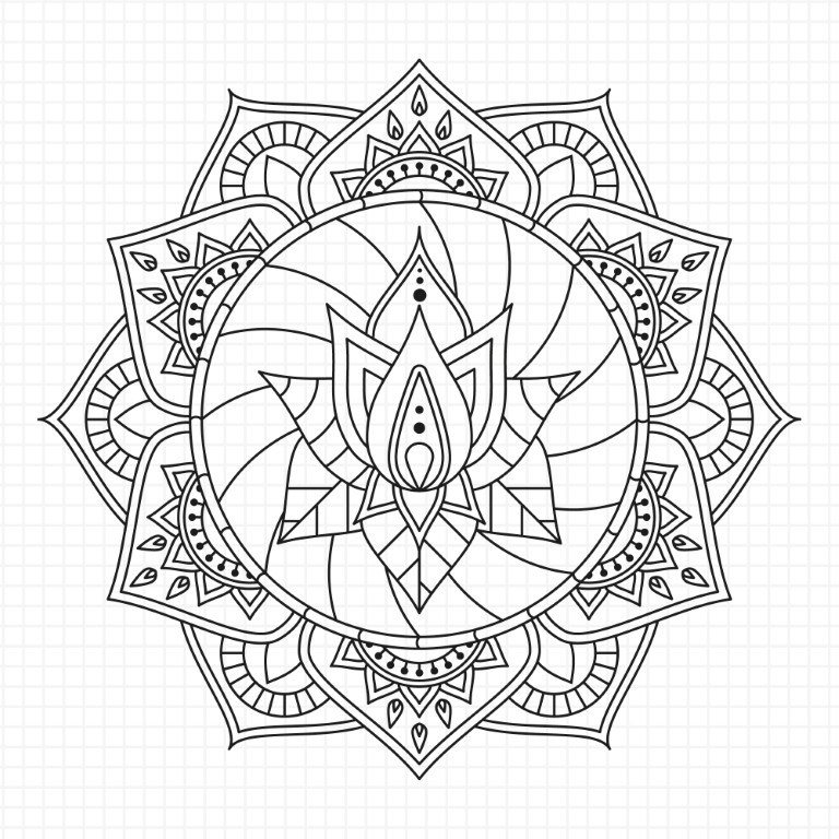 Dibujos para colorear e imprimir Mandalas