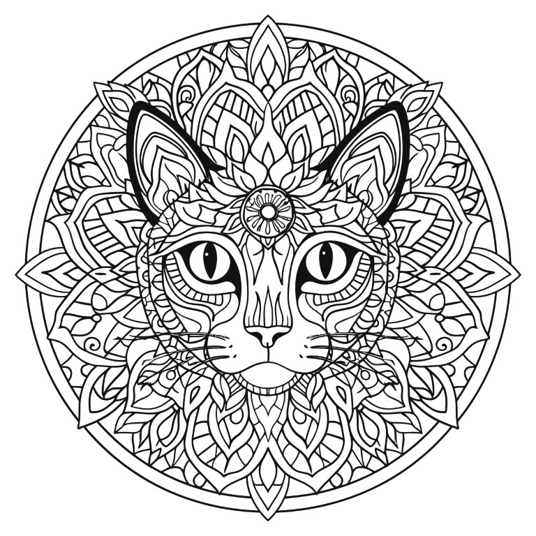 Dibujos para colorear e imprimir Mandalas