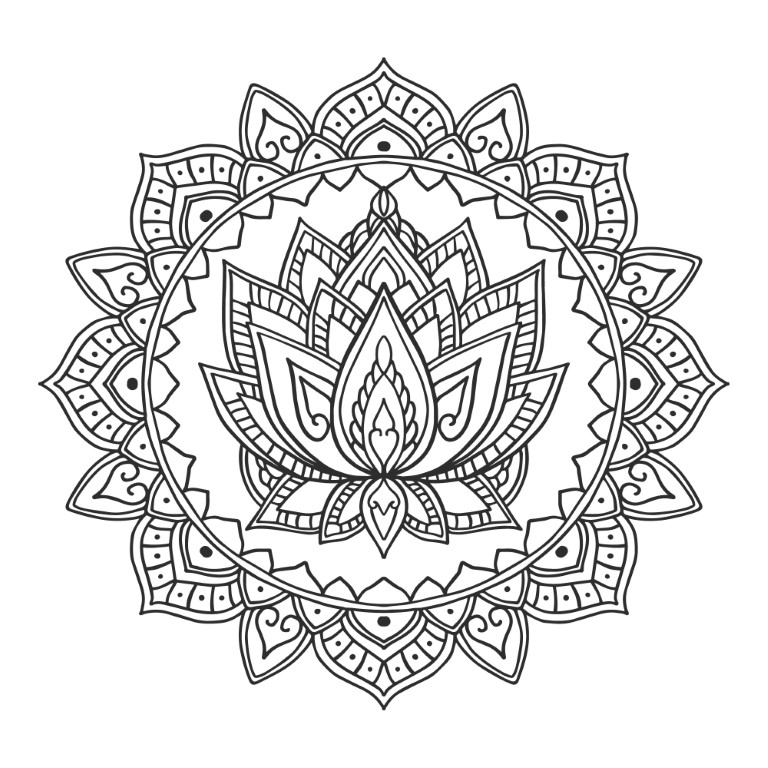 Dibujos para colorear e imprimir Mandalas