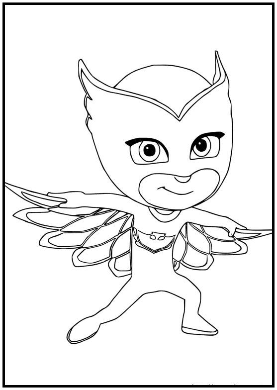 Dibujos para colorear e imprimir Pj Masks