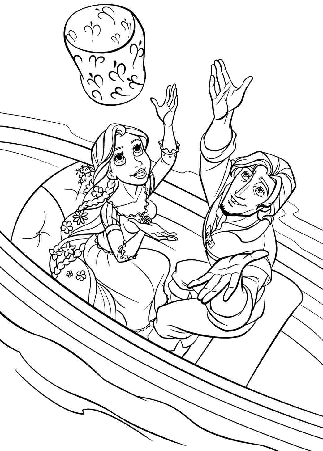 Dibujos para colorear e imprimir Rapunzel