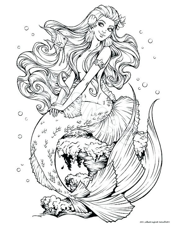 Dibujos para colorear e imprimir Sirenas