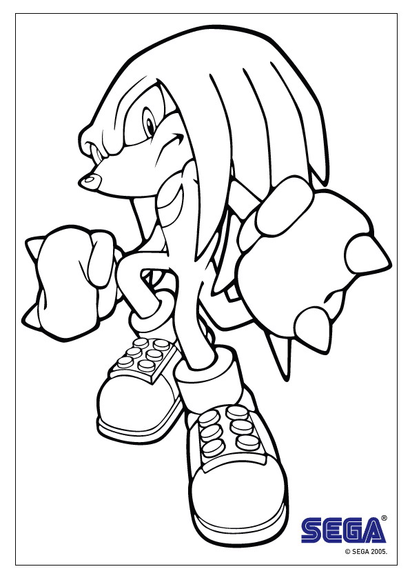 Dibujos para colorear e imprimir Sonic