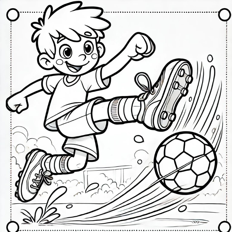 Dibujos para colorear e imprimir Fútbol