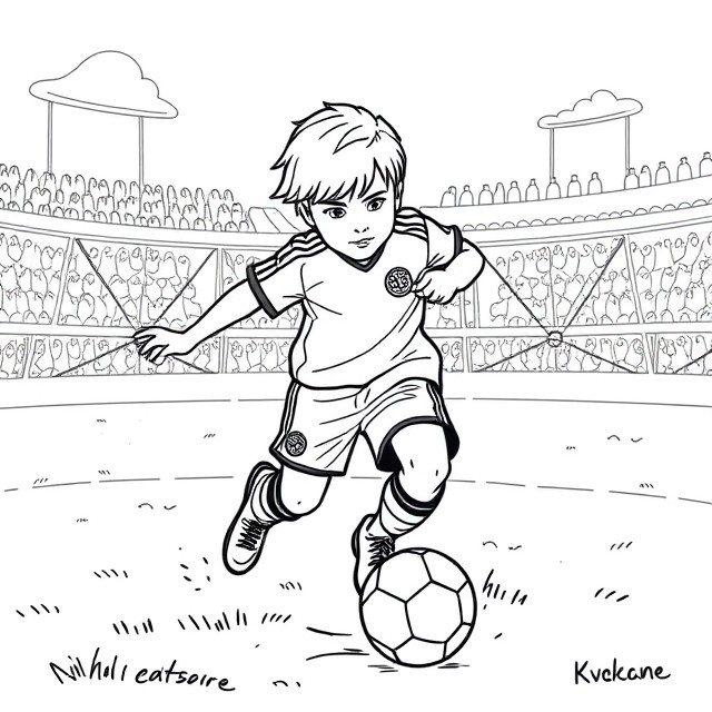 Dibujos para colorear e imprimir Fútbol