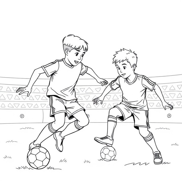 Dibujos para colorear e imprimir Fútbol