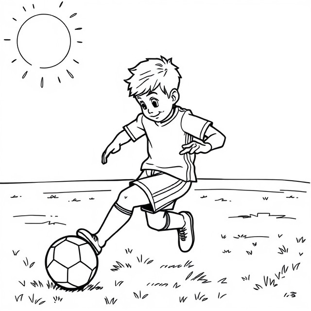 Dibujos para colorear e imprimir Fútbol