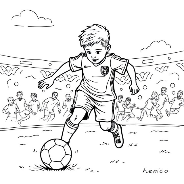Dibujos para colorear e imprimir Fútbol