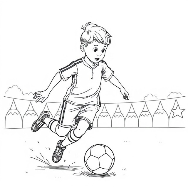 Dibujos para colorear e imprimir Fútbol