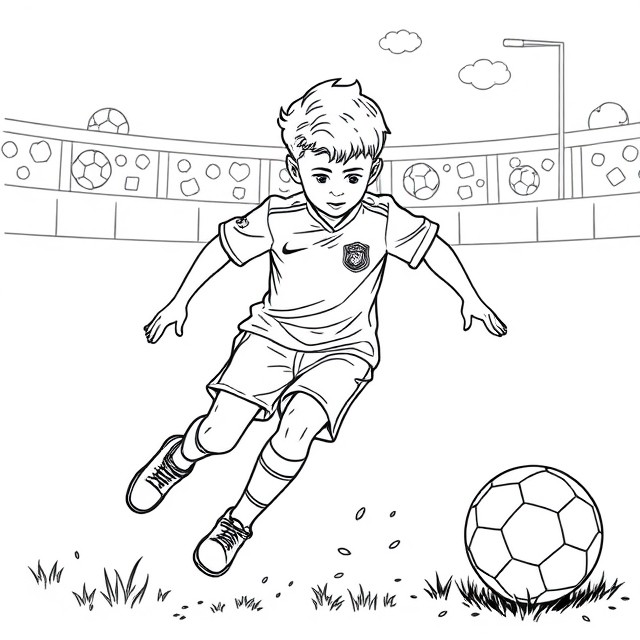 Dibujos para colorear e imprimir Fútbol