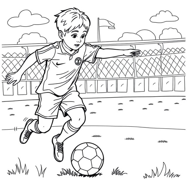 Dibujos para colorear e imprimir Fútbol