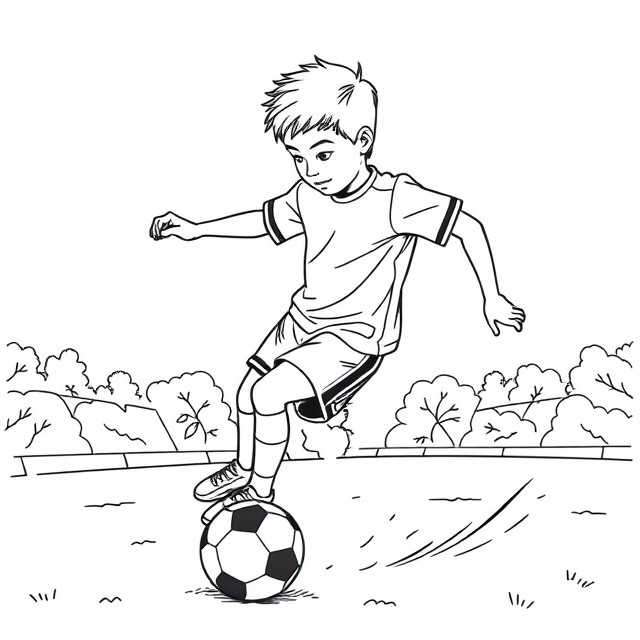 Dibujos para colorear e imprimir Fútbol