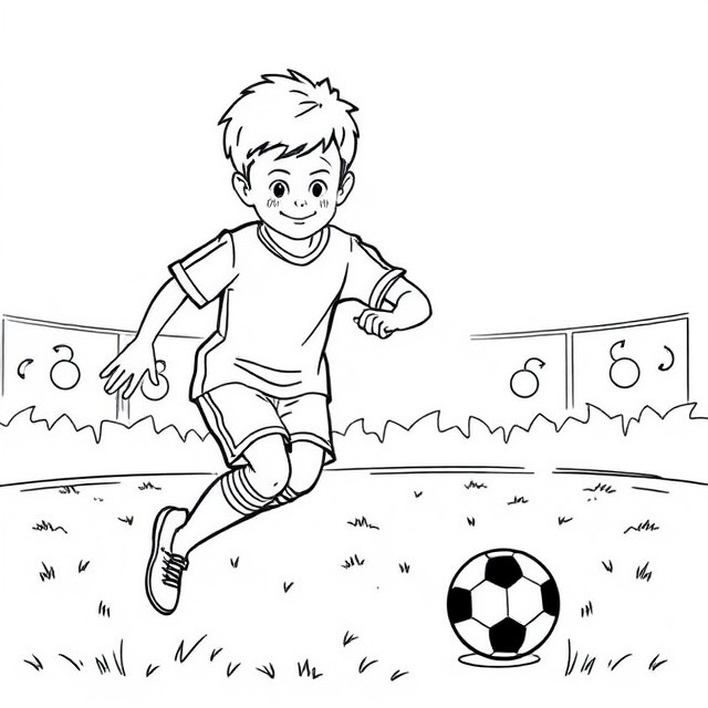 Dibujos para colorear e imprimir Fútbol