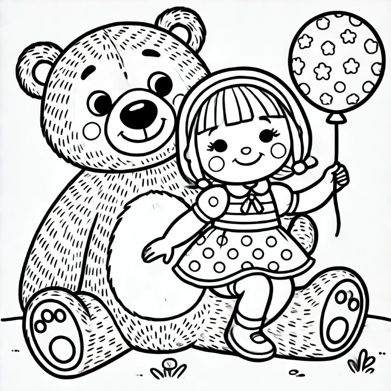 Dibujos para colorear e imprimir Masha Y El Oso