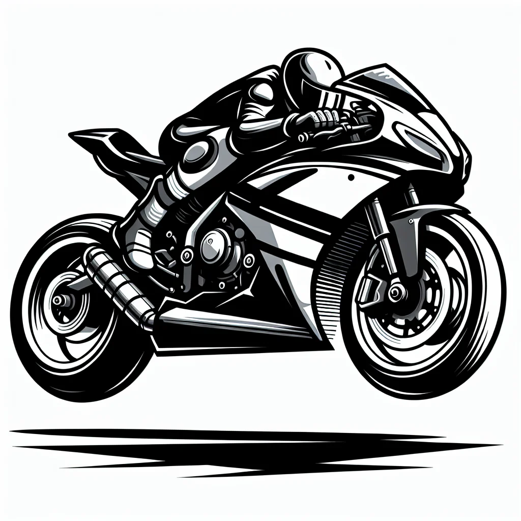 Dibujos para colorear e imprimir Motos