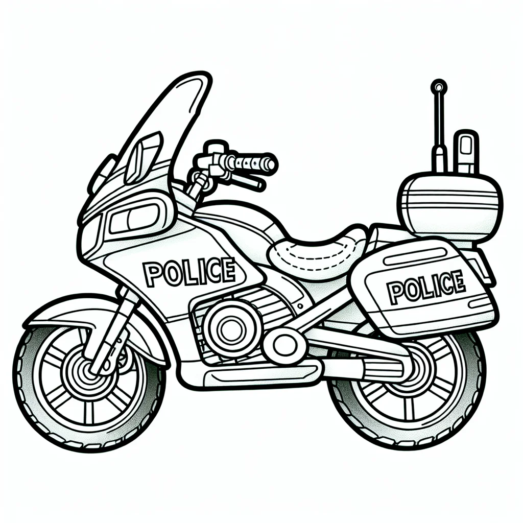Dibujos para colorear e imprimir Motos