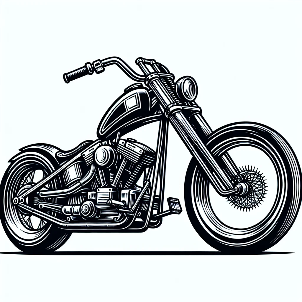Dibujos para colorear e imprimir Motos