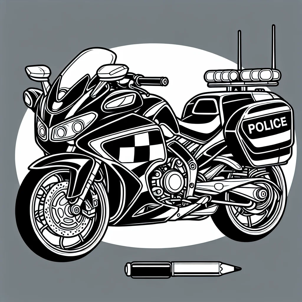 Dibujos para colorear e imprimir Motos