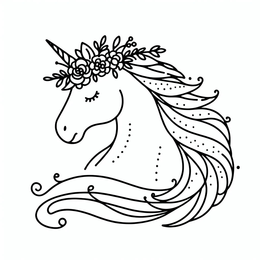 Dibujos para colorear e imprimir Unicornios