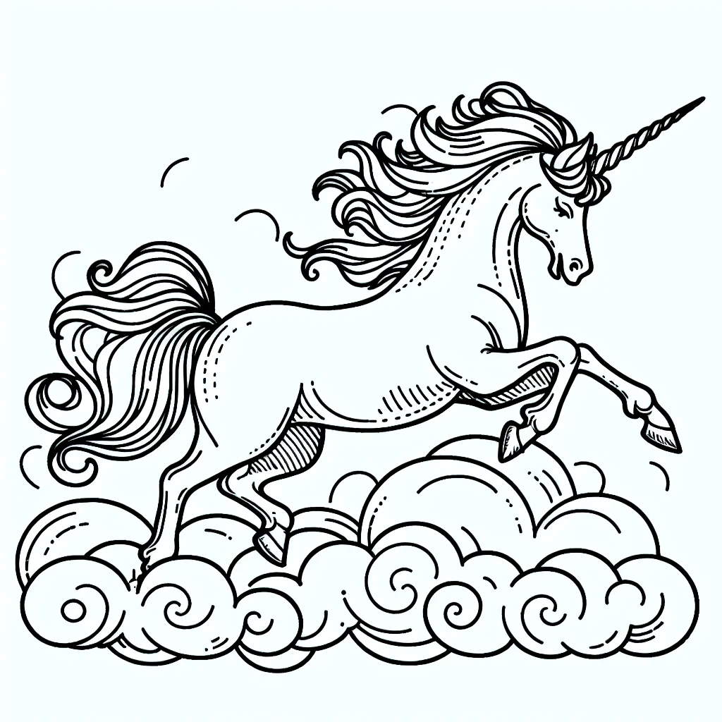 Dibujos para colorear e imprimir Unicornios