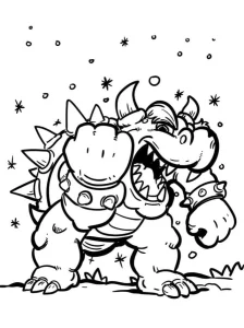 bowser para colorear 78
