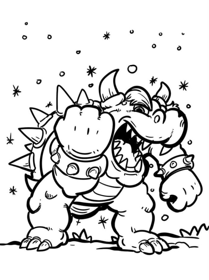 bowser para colorear 78