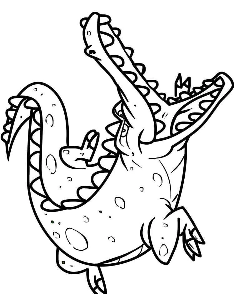 Dibujos para colorear e imprimir Cocodrilos