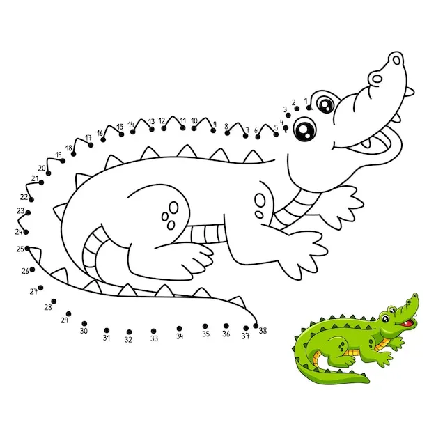 Dibujos para colorear e imprimir Cocodrilos