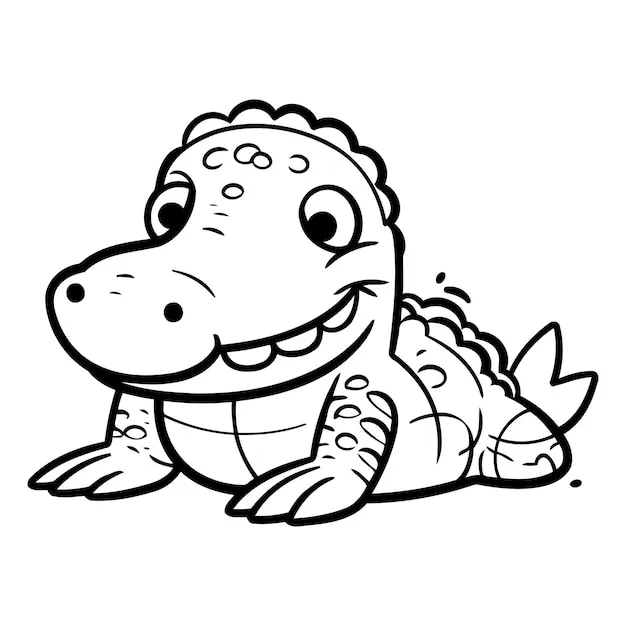 Dibujos para colorear e imprimir Cocodrilos