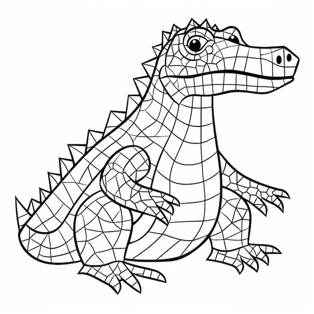 Dibujos para colorear e imprimir Cocodrilos
