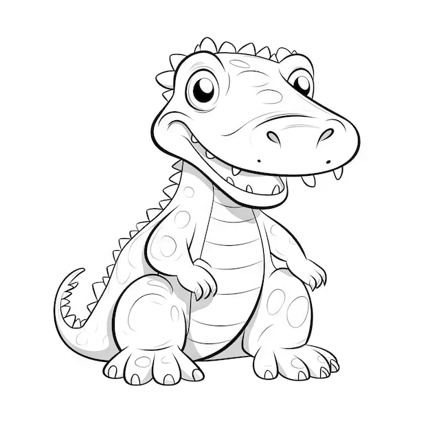 Dibujos para colorear e imprimir Cocodrilos