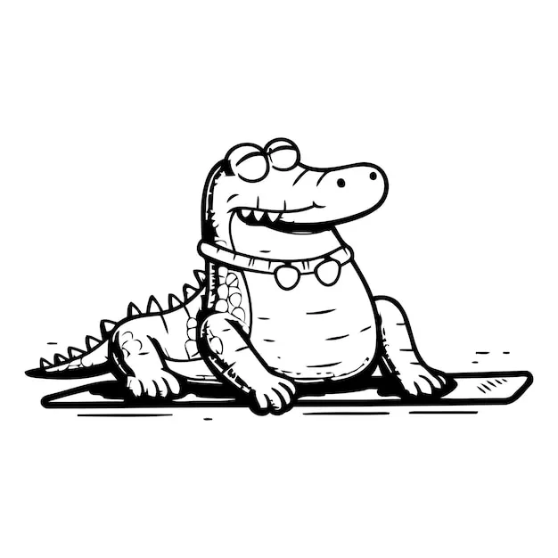 Dibujos para colorear e imprimir Cocodrilos