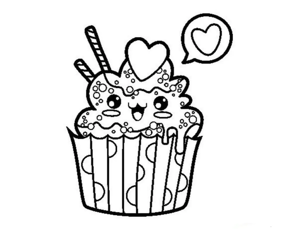 Dibujos para colorear e imprimir Kawaii