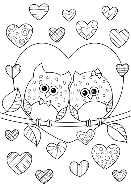Dibujos para colorear e imprimir Corazones