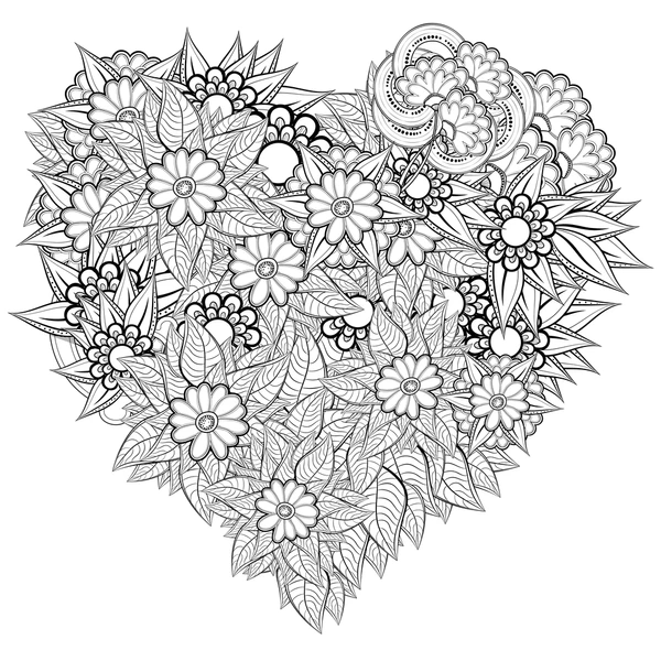 Dibujos para colorear e imprimir Corazones