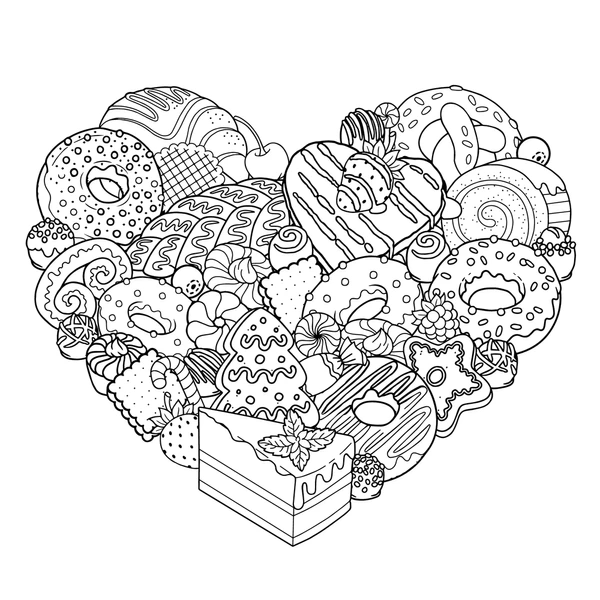 Dibujos para colorear e imprimir Corazones
