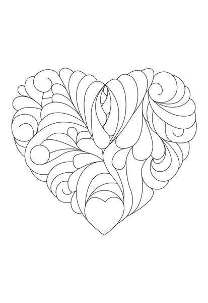 Dibujos para colorear e imprimir Corazones