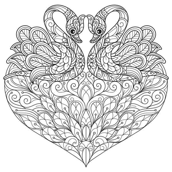 Dibujos para colorear e imprimir Corazones