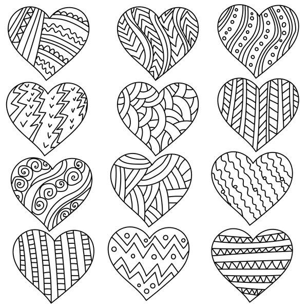 Dibujos para colorear e imprimir Corazones