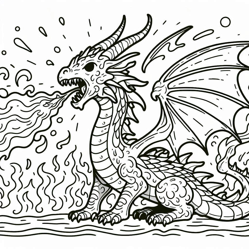Dibujos para colorear e imprimir Dragones