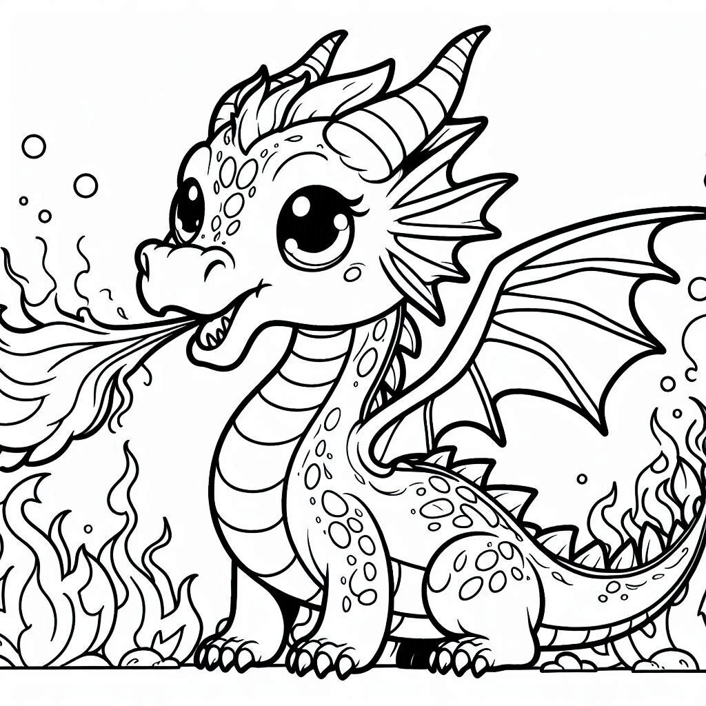 Dibujos para colorear e imprimir Dragones